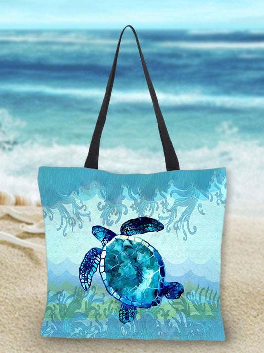 Casual Turtle Print Bag
