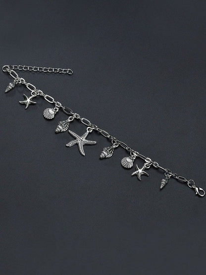 🔥Buy 3 Get 10% Off🔥Vintage Classic Starfish Conch Shell Anklet