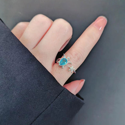 Elegant Boho Animal Theme Adjustable Open Ring