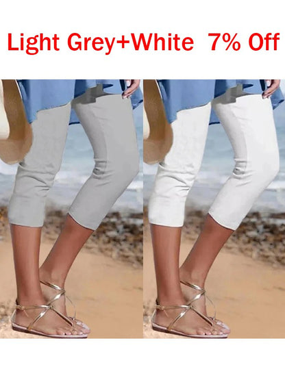 🔥Buy 3 Get 10% Off🔥women's plain casual leggings