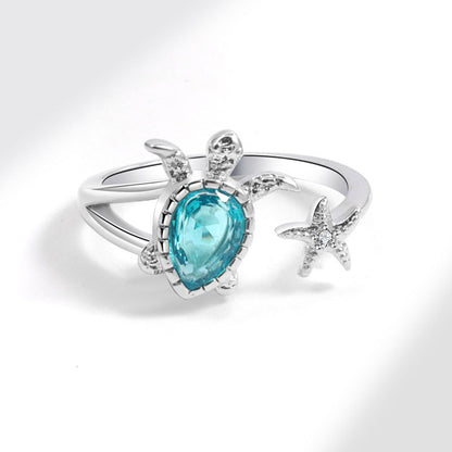 Elegant Boho Animal Theme Adjustable Open Ring