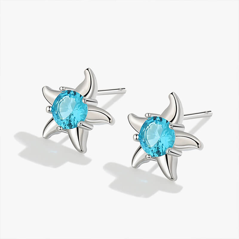 Heart Of The Ocean Starfish Earrings