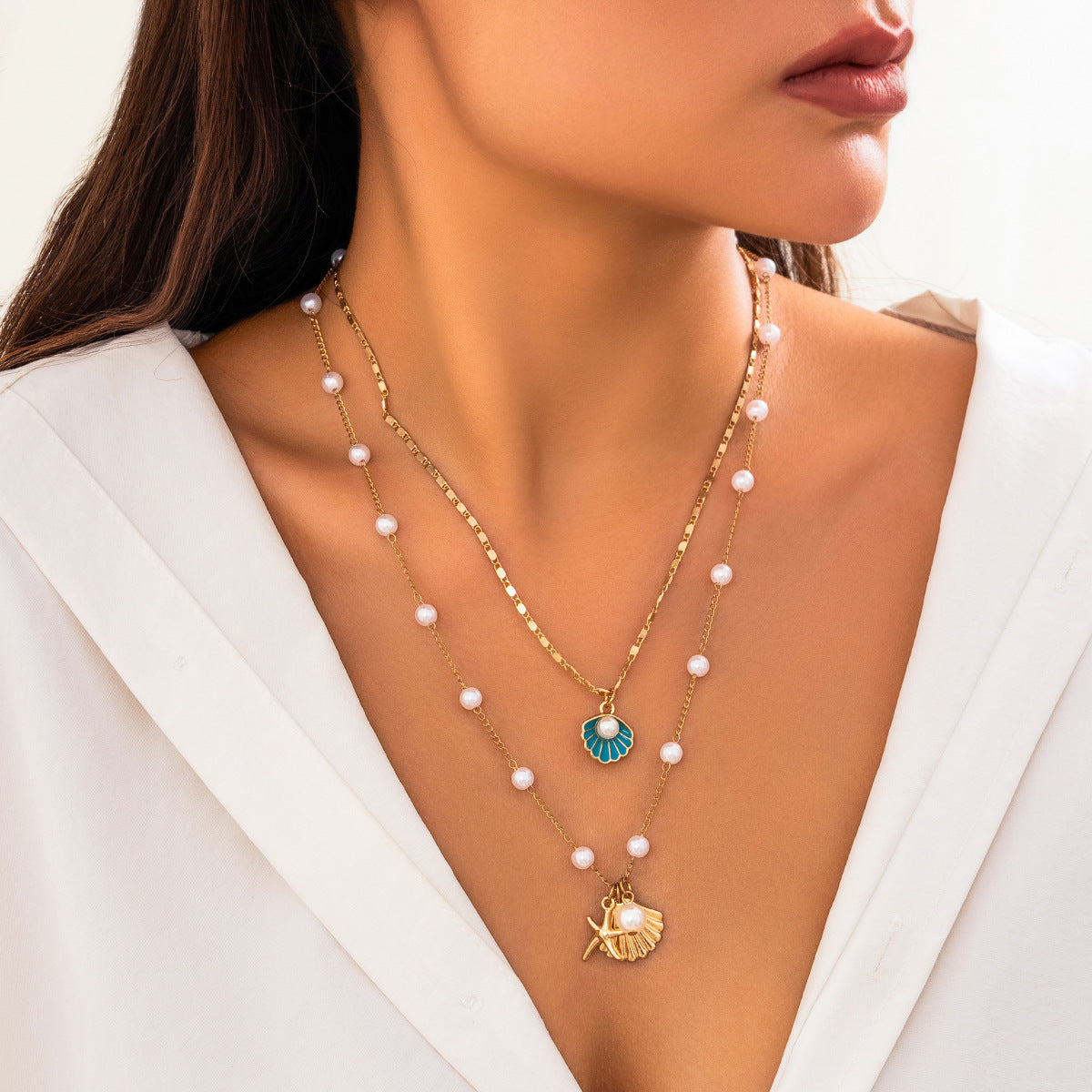 Ocean themed necklace