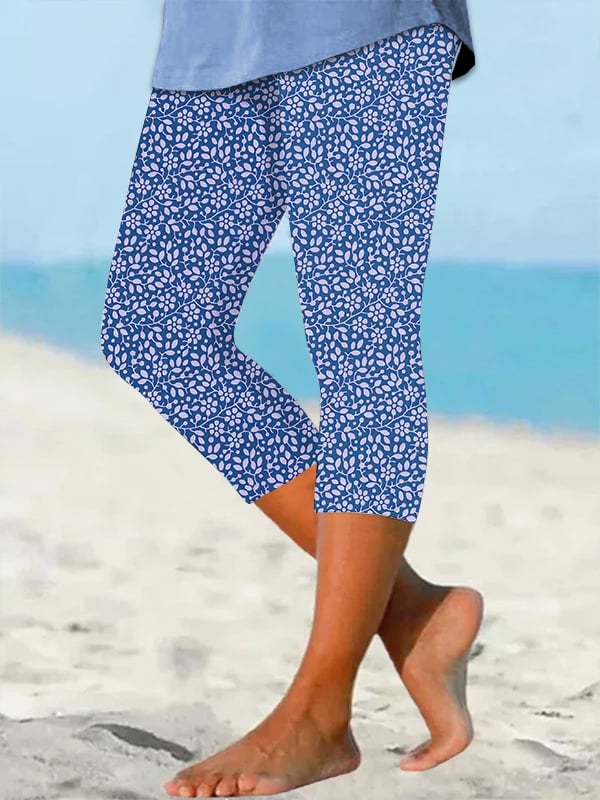 🔥Buy 3 Get 10% Off🔥Women's Hawaiian Print Resort Casual Leggings