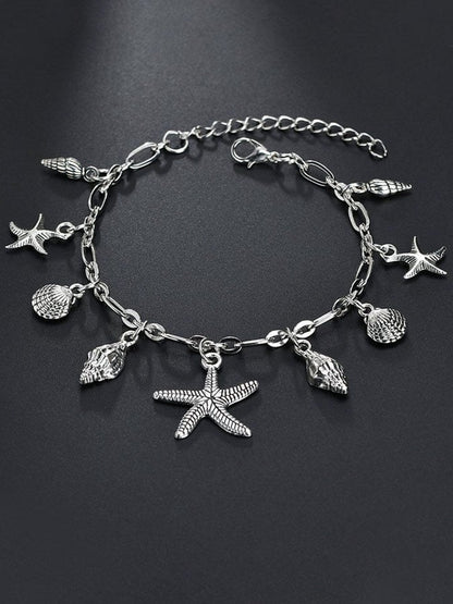 🔥Buy 3 Get 10% Off🔥Vintage Classic Starfish Conch Shell Anklet