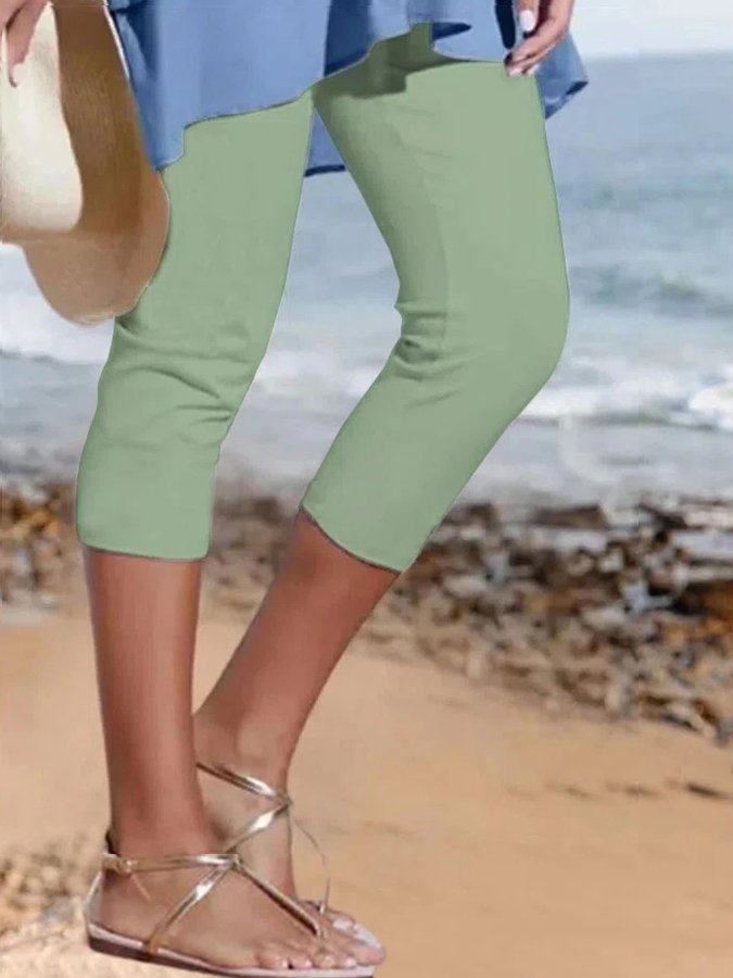 🔥Buy 3 Get 10% Off🔥women's plain casual leggings