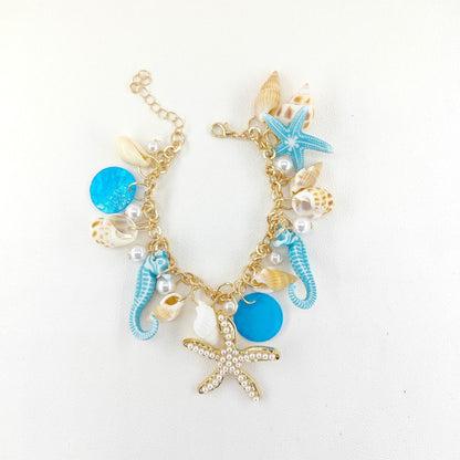 Marine-Themed Charm Bracelet