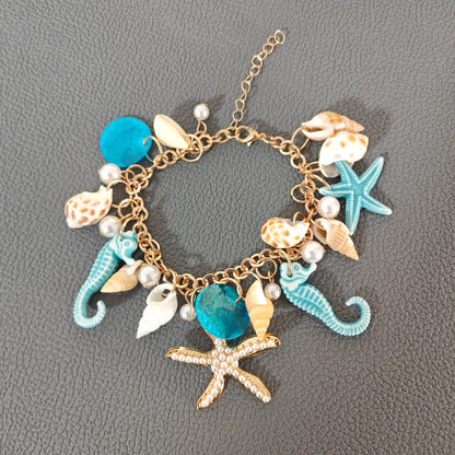 Marine-Themed Charm Bracelet