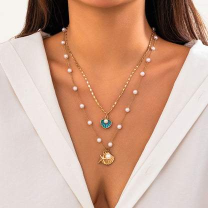 Ocean themed necklace