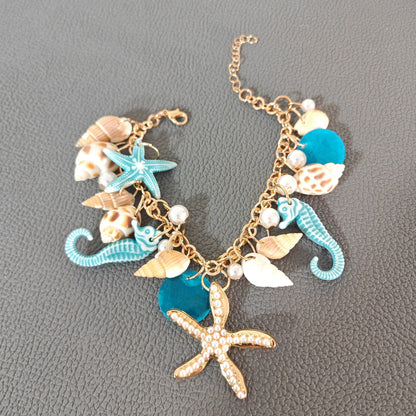 Marine-Themed Charm Bracelet