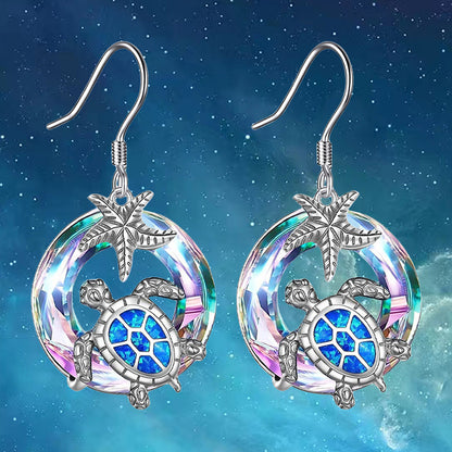 Ocean Turtle Starfish Earrings